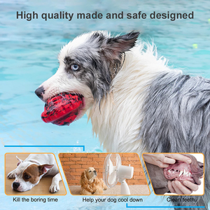 संवादात्मक कुत्ता खिलौना उन्हें व्यस्त रखने के लिए पालतू कुत्ते चउ खिलौने प्रशिक्षण सिलीकोन कुत्ते के लिए प्रशिक्षण सिलिकॉन उपचार मोल्ड पहेली बॉल टॉय का इलाज करता है - Product Image 4