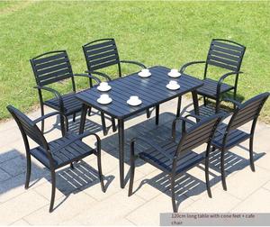 Tables et chaises de restaurant Youya toutes saisons, tailles personnalisées, 4 à 6 places, ensemble de <span class=keywords><strong>table</strong></span> basse d'extérieur en métal pour balcon - Product Image 3