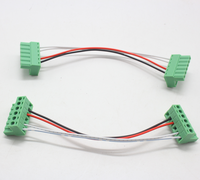 Kabel Berkualitas Tinggi 150mm Konduktor Tembaga Murni 12V UL2464/1007 20ga Rakitan Kabel KF2EDGK5.08-6P Konektor Isolasi PVC untuk