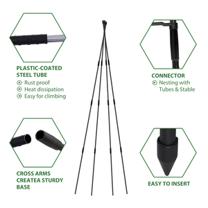 Enrejado de abanico de hierro de estilo victoriano al por mayor, enrejado de jardín elegante para Rosas trepadoras, planta Clematis, almacén de EE. UU. - Product Image 3