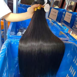 Machine malaisienne d'extension de cheveux alignés par cuticule vierge droite Double trame vague lâche vendeur de paquets de tissage de cheveux malaisiens bruts - Product Image 3