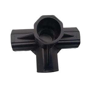 Nhà sản xuất Trung Quốc tùy chỉnh <span class=keywords><strong>ABS</strong></span> PP PVC PA đen ống nhựa phù hợp 4 cách ống nhựa phích cắm - Product Image 3