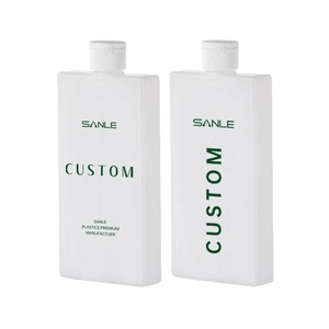 Sanle Square <b>Plastic</b> Bottle 250ml HDPE Screw <b>Cap</b> For Personal Care Products - Product Image 3