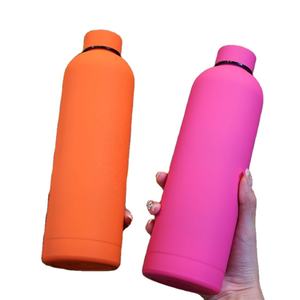 Bouteille d'eau portable en acier inoxydable mat de 1000 ml, logo personnalisé, bouteille d'eau colorée pour le sport et les voyages en plein air - Product Image 3