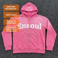 Sweat à capuche vintage streetwear en coton pour homme, avec motif sérigraphié personnalisé, délavé, haute qualité, support usine OEM