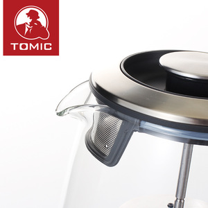 กาน้ำชาไฟฟ้าแก้วโทมิค 1.5 ลิตร พร้อมที่กรองชาสมุนไพร - Product Image 3