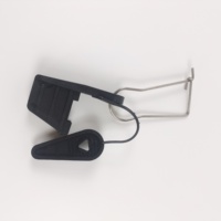 Tensioner Para kabel Drop Ftth tipe kabel Drop penjepit plastik dengan kait Herrajes De Fibra Optica