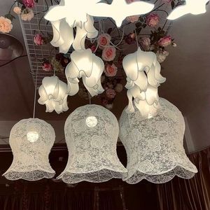 Accessoires de <span class=keywords><strong>mariage</strong></span>, lustre suspendu en forme de fleur de lys, accessoires de <span class=keywords><strong>mariage</strong></span>, lumières décoratives - Product Image 5