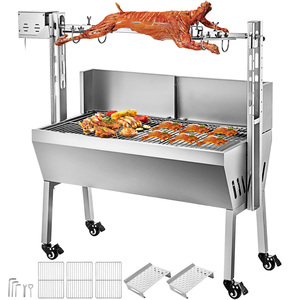 La migliore vendita all'aperto automatico rotante arrosto carne Barbecue Grill carbone alla griglia pollo agnello <span class=keywords><strong>spiedo</strong></span> girarrosto Grill Machine - Product Image 2