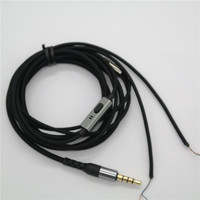 Câble d'écouteurs, bricolage, pour téléphone portable, mp3, écouteur avec microphone