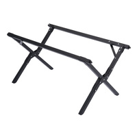 Nouvelle table pliante rectangulaire en aluminium portable pour le camping et les activités de plein air, avec une capacité de 120 kg