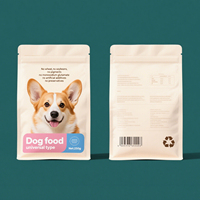 Sacs personnalisés refermables en aluminium, Mylar et CPP pour aliments pour animaux et grains de café