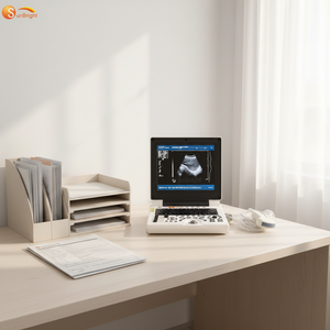 Échographe portable médical à bas prix avec écran LCD 12,1 pouces et double prise pour ordinateur portable - Product Image 1