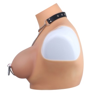 ที่หนีบหัวนมสแตนเลส QKKQ 304 พร้อมสายหนังรัดคอ BDSM อุปกรณ์รัดหน้าอก ที่หนีบหัวนมแบบเซ็กซี่ ของเล่นทางเพศสำหรับผู้หญิงและผู้ชาย - Product Image 1
