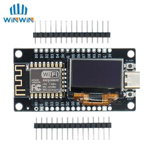 NodeMcu บอร์ดพัฒนา ESP8266ขนาด0.96นิ้ว CH340G โมดูล WiFi ESP-12F TYPE-C usb/micropthon - Product Image 3