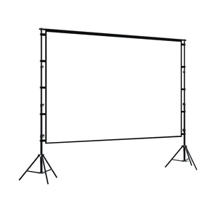 YJMOYE 120 Inch Portable Projection <b>Screen</b> 4K Full HD 16:9 Ratio Indoor Outdoor Use with Dual <b>Stand</b> - Product Image 5