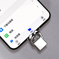 Mini clé USB 3.0 Type C OTG double interface en métal pour téléphone et PC, vente en gros, logo personnalisé