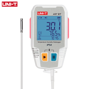 UNI-T 온습도 데이터로거 A57 BT 디지털 식품 냉장 체인 운송 온도계 습도계 - Product Image 4