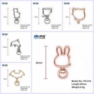 Ewang, cierres giratorios de langosta, clips de gancho de resorte de Metal para llaveros, fabricación de joyas - Product Image 3