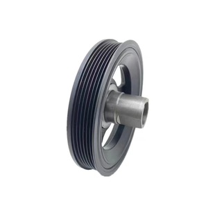 Crankshaft <b>Pulley</b> V-Belt 30 Mm Bore 1 Groove For Chevrolet Opel Vauxhall Iron Part Number 12623796 12583151 - Product Image 3