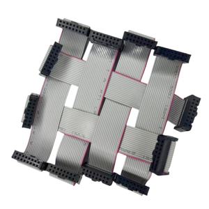 Câble plat IDC isolé en PVC à âme en cuivre gris, 16 broches (2x8P), pas de 2,54 mm, 28 AWG, 115 mm, faisceau de câblage mécanique d'extension - Product Image 5