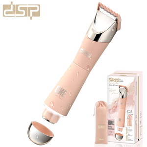 Recortadora de Pelo Eléctrica Dsp para Mujer, Cuchilla de Acero Inoxidable, Uso en Seco y Húmedo, Depiladora Corporal con Batería Recargable USB de 1500 mAh - Product Image 2
