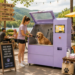 Máquina de Lavado de Perros de Alta Eficiencia Comercial, Kiosco de Autolavado para Perros para Parques Caninos, Gasolineras y Centros Comerciales - Product Image 2
