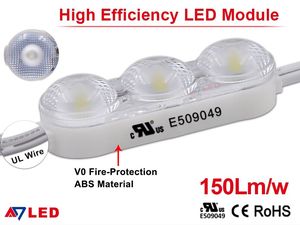 โมดูลไฟ LED ฉีดแสง DC12V SMD2835 3LED 0.72W IP67 168LM สำหรับป้ายตัวอักษร ป้ายโฆษณา กล่องไฟ - Product Image 3