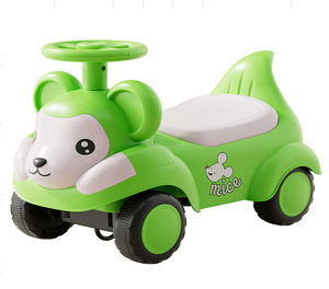 最新儿童学步车卡通风格户外方向盘有限旋转防翻倒滑板车适合<span class=keywords><strong>2</strong></span>至4岁 - Product Image 2