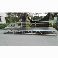 Plateforme de scène modulaire en aluminium durable avec une capacité de charge de 1000 kg et une installation rapide pour les mariages, les concerts, les événements et les spectacles