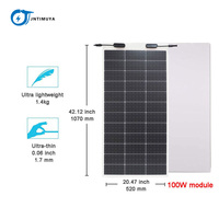 Panneau solaire flexible JNTMIUYA MWT ETFE 160w 170w, semi-flexible 160 watts 170 watts, panneau solaire à tuiles, panneau solaire souple pour animaux de compagnie