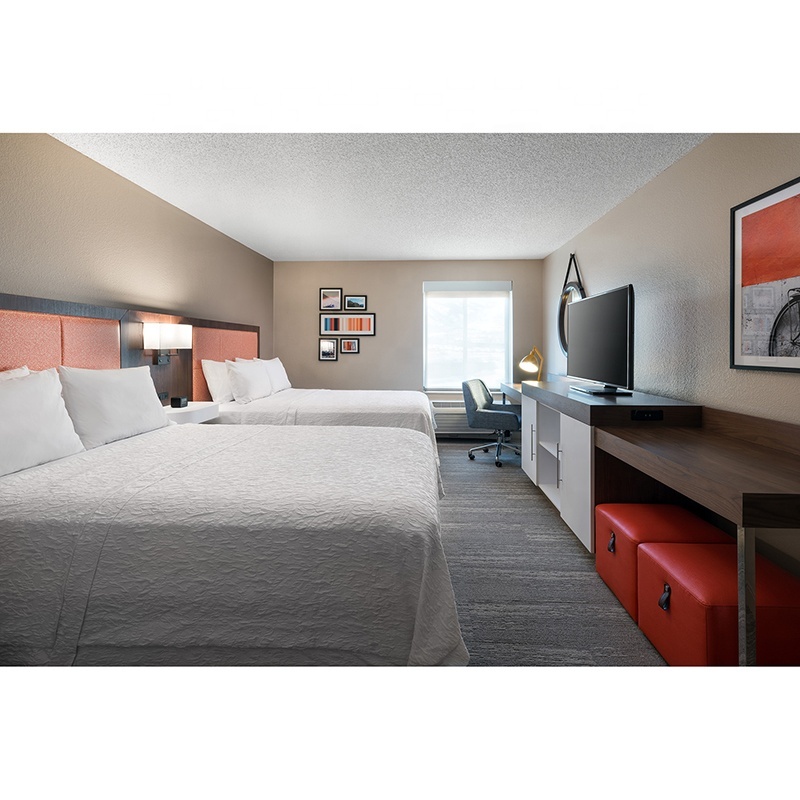Hampton Inn custom hotel furniture 5 звезд современный роскошный комплект для спальни в отеле Хилтон