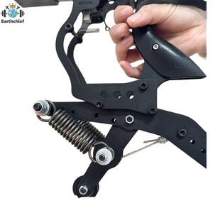 Arc à poulies à grande vitesse, lance-pierre hybride 2 en 1, arbalète répétitive pour flèches et billes d'acier avec viseur laser, chasse et pêche en plein air - Product Image 3