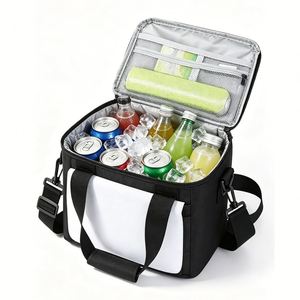 Custom Sublimation Travel <b>Cooler</b> Lunch <b>Backpack</b> Drop-Shipping 20-35L Oxford Polyester Waterproof Aluminum Food Bag - Product Image 1