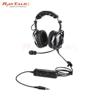 Anr Premium Pilot Aviation blue Tooth casque en Fiber de carbone avec élément de micro électronique Flexible et prises Ga