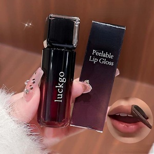 Brillo de labios Tear-off Color <span class=keywords><strong>mate</strong></span> Larga duración Impermeable Sin decoloración Brillo de labios antiadherente - Product Image 1