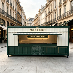 Conteneur maritime haut de gamme avec design de salle à manger extérieure, cuisine entièrement équipée, restaurant mobile - Product Image 3