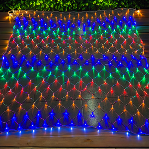 디 왈리 메쉬 문자열 Ip65 대형 야외 크리스마스 pvc 그물 크리스마스 모티프 <span class=keywords><strong>LED</strong></span> 조명 그물 홈 장식 휴일 조명 - Product Image 1