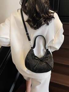 Bolso de hombro de gran capacidad con nuevo diseño, bolso de mano con lazo para mujer, nuevo bolso cruzado personalizado a la moda - Product Image 3