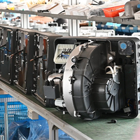 Brûleur industriel au kérosène/huile légère RL34 compatible, en acier inoxydable, à deux étages, 154-395 kW, pour Riello