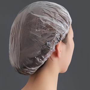 Gorro <span class=keywords><strong>de</strong></span> ducha <span class=keywords><strong>de</strong></span> plástico <span class=keywords><strong>desechable</strong></span> <span class=keywords><strong>de</strong></span> talla grande personalizado para hotel, gorro <span class=keywords><strong>de</strong></span> ducha <span class=keywords><strong>de</strong></span> pelo seco para mujer, cubierta <span class=keywords><strong>de</strong></span> pelo <span class=keywords><strong>de</strong></span> procesamiento, gorro <span class=keywords><strong>de</strong></span> <span class=keywords><strong>baño</strong></span> impermeable para niños - Product Image 1