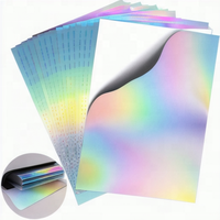 Stiker Laminasi Label Perekat Holografik Film Laser untuk Laminasi
