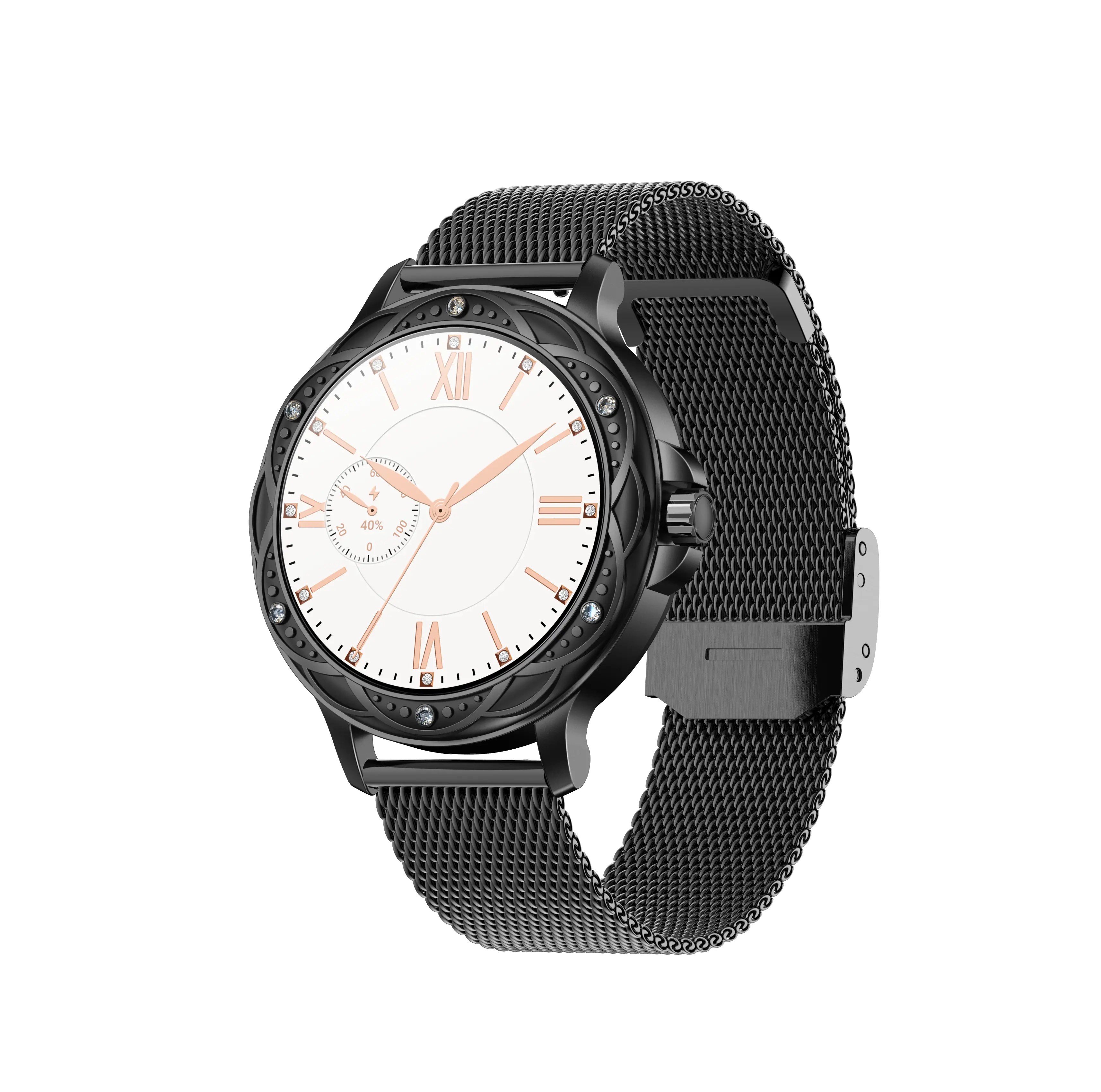 नई CF12 1.39 "HD बड़े स्क्रीन 360*360 के लिए स्मार्ट घड़ी IP67 निविड़ अंधकार बीटी कॉल आउटडोर खेल Smartwatch पुरुषों महिलाओं सेब घड़ी
