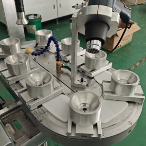 Máy in <span class=keywords><strong>pad</strong></span> quay một màu hiệu suất cao với hệ thống làm sạch và sấy bằng plasma dành cho chai mỹ phẩm, đồ chơi - Product Image 4