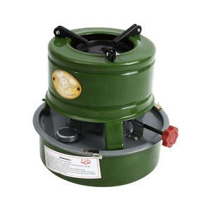 Réchaud <span class=keywords><strong>à</strong></span> kérosène en émail portable pour l'extérieur, réchaud de camping en émail pour pique-nique, réchaud <span class=keywords><strong>à</strong></span> bois, barbecue, chauffage avec 8 mèches - Product Image 1