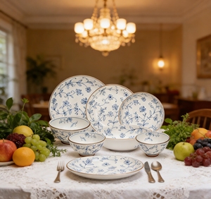 Factory <b>Cheap</b> Price High Quality Dining <b>Set</b> Nordic Series Hotel Dinner Plate <b>Set</b> Tableware Ceramic - Product Image 4