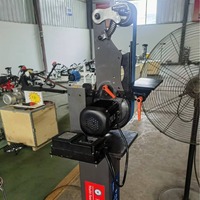 Nouvelle ponceuse à bande électrique multifonction de qualité industrielle, modèle 003, usage domestique, double usage, garantie 3 ans