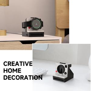 Base de carga de silicona para Samsung para <span class=keywords><strong>Galaxy</strong></span> <span class=keywords><strong>Watch</strong></span> <span class=keywords><strong>5</strong></span> Pro Soporte de <span class=keywords><strong>cargador</strong></span> de reloj inteligente flexible con diseño de cámara - Product Image 5