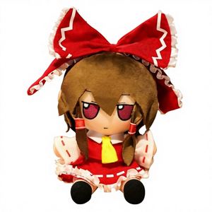 Muñecas de Peluche de Niña con Lazo de Mariposa y Sombrero, Juguetes de Peluche de Anime, Suministro Directo de Fábrica, 20 cm - Product Image 1