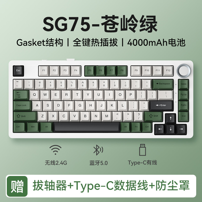 Touches tri-mode SG75 [Vert menthe]